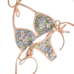 Floral posing suit or swimwear